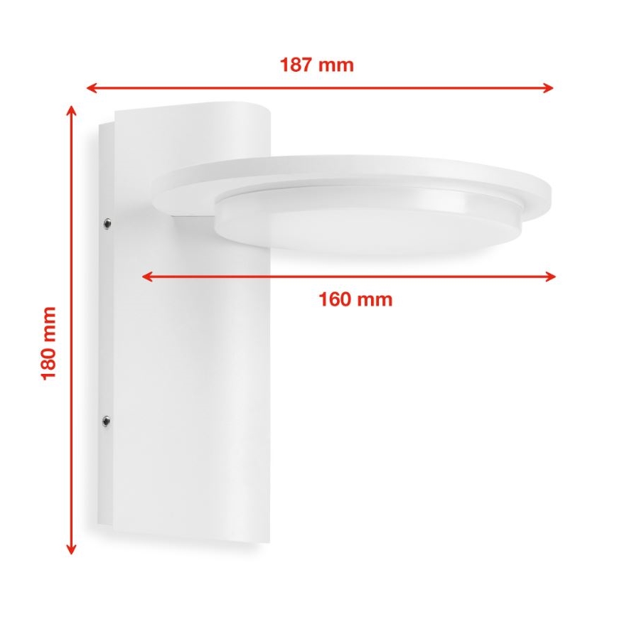 Telefunken 312406TF - LED Wandlamp voor buiten LED/10W/230V IP44