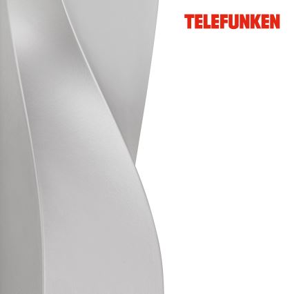 Telefunken 312704TF - LED Wandlamp voor buiten 2xLED/5,5W/230V IP44 zilver