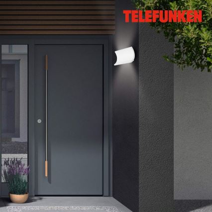 Telefunken 312806TF - LED Wandlamp voor buiten 2xLED/6W/230V IP44 wit