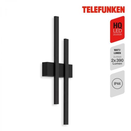 Telefunken 313205TF - LED Wandlamp voor buiten 2xLED/4W/230V 4000K IP44