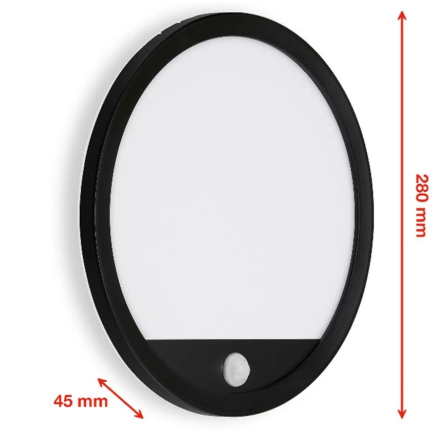 Telefunken 313705TF - LED Wandlamp voor Buiten met Sensor LED/15W/230V IP44