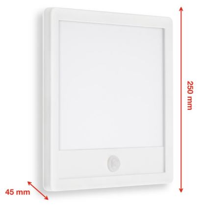 Telefunken 313806TF - LED Buitenwandlamp met sensor LED/15W/230V IP44