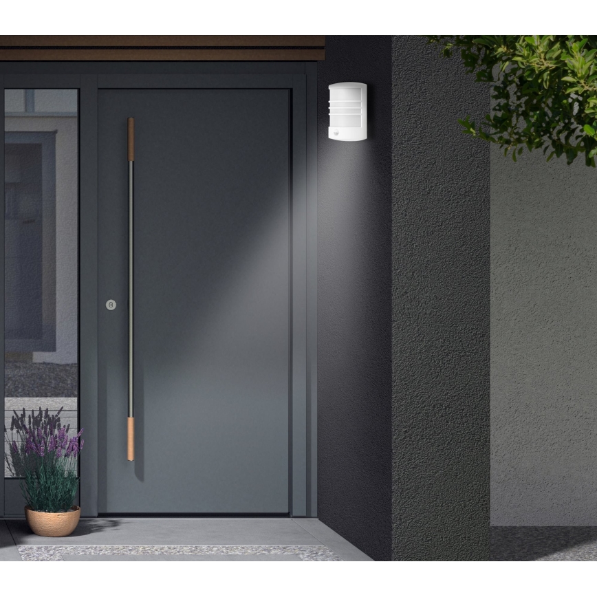 Telefunken 315506TF - LED buitenwandlamp met sensor LED/12W/230V IP44 wit