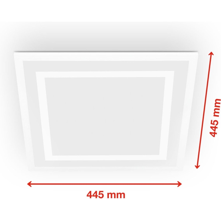 Telefunken 318806TF - LED RGBW dimbare plafondlamp LED/24W/230V 3000-6500K + afstandsbediening