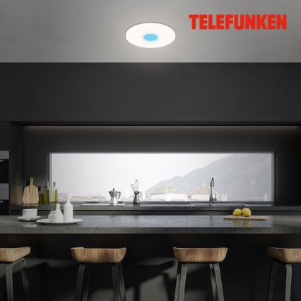 Telefunken 319306TF - LED RGBW Dimbare lamp LED/22W/230V 2700-6500K + afstandsbediening