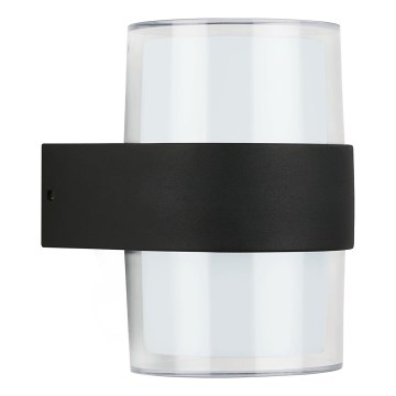 Telefunken 320405TF - LED buitenwandlamp 2xLED/8W/230V IP44 zwart