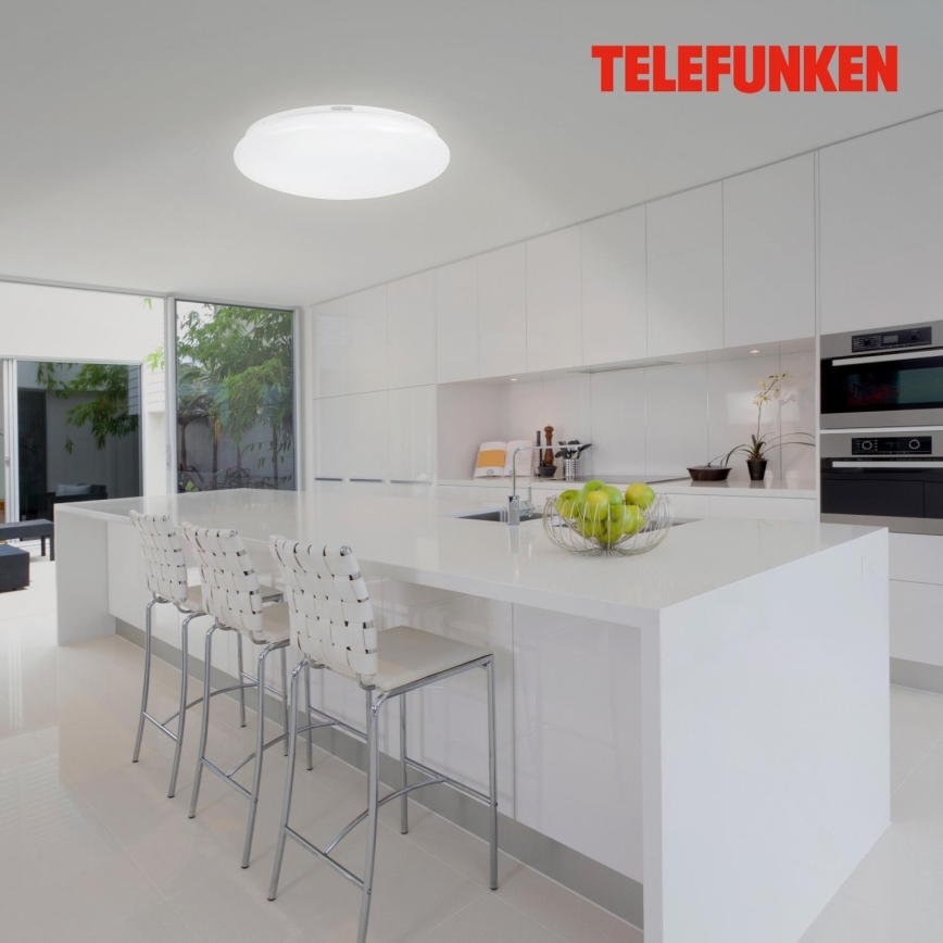 Telefunken 601306TF - LED Badkamer plafondlamp met sensor LED/20W/230V IP44 diameter 40 cm