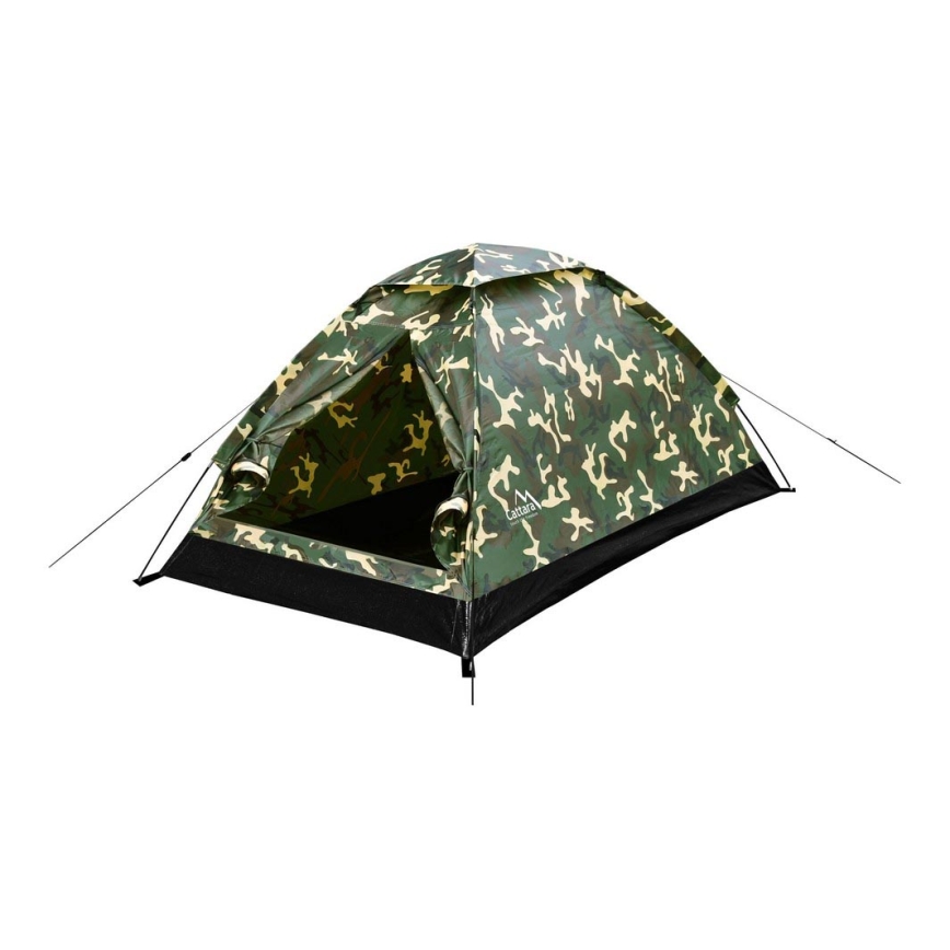 Tent voor 2 personen PU 2000 mm camouflage