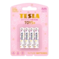 Tesla Batteries - 4 st. Alkaline batterij AAA TOYS+ 1,5V 1300 mAh