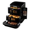 TESLA Electronics AirCook - 3-zone heteluchtfriteuse 14,5 l 2800 W/230 V zwart