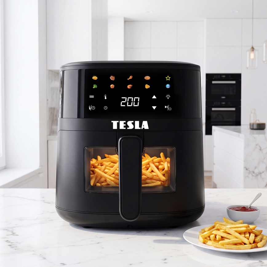 TESLA Electronics AirCook - Airfryer 4,4 l 1450W/230V zwart