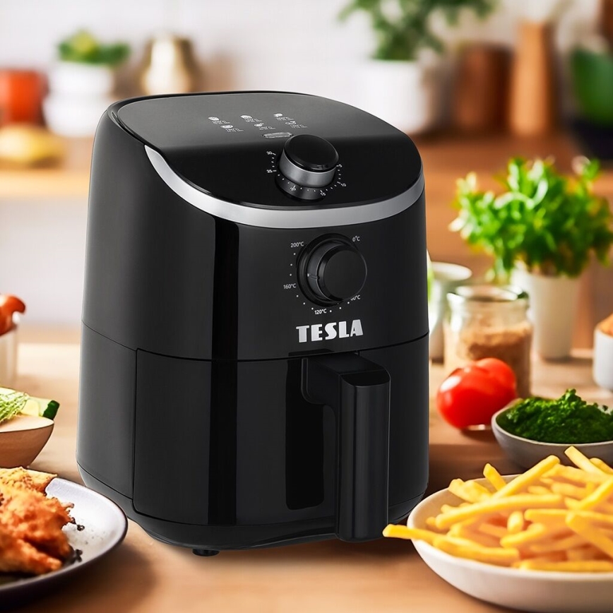 TESLA Electronics AirCook - Multifunctionele air fryer 2 l 900W/230V