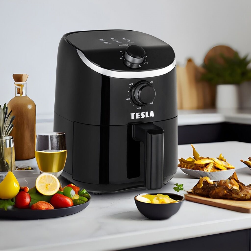 TESLA Electronics AirCook - Multifunctionele air fryer 2 l 900W/230V