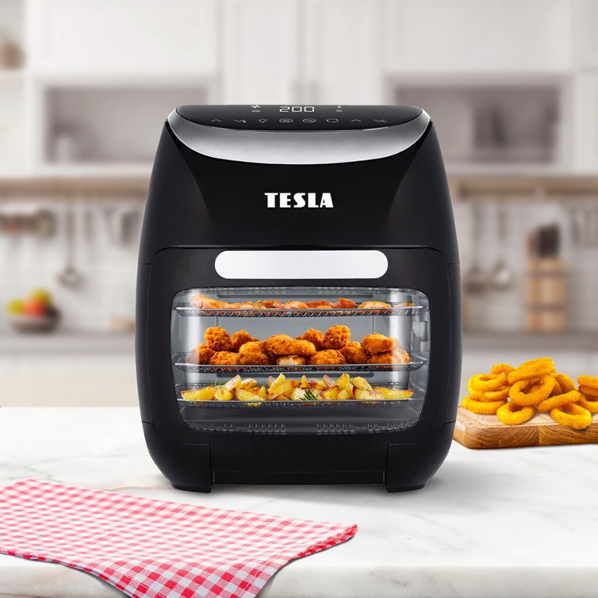 TESLA Electronics AirCook - Multifunctionele digitale air fryer 11 l 2000W/230V