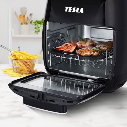 TESLA Electronics AirCook - Multifunctionele digitale air fryer 11 l 2000W/230V