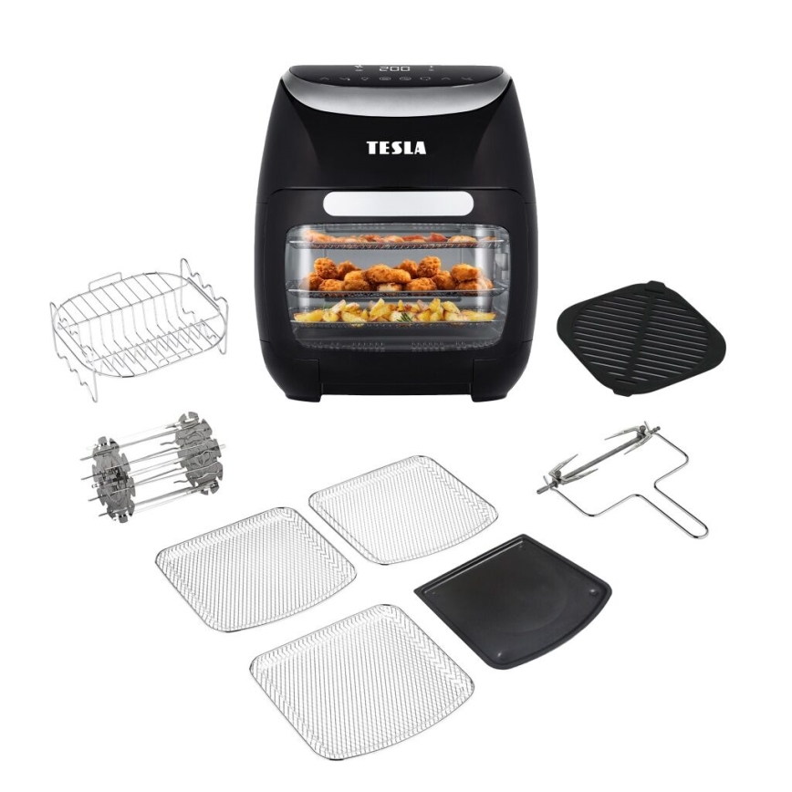 TESLA Electronics AirCook - Multifunctionele digitale air fryer 11 l 2000W/230V