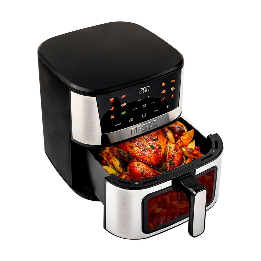 TESLA Electronics AirCook - Multifunctionele digitale air fryer 7 l 1600W/230V