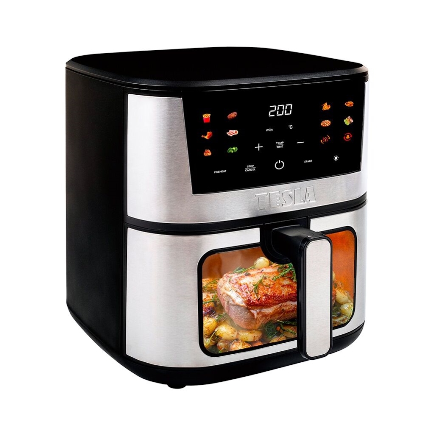 TESLA Electronics AirCook - Multifunctionele digitale air fryer 7 l 1600W/230V