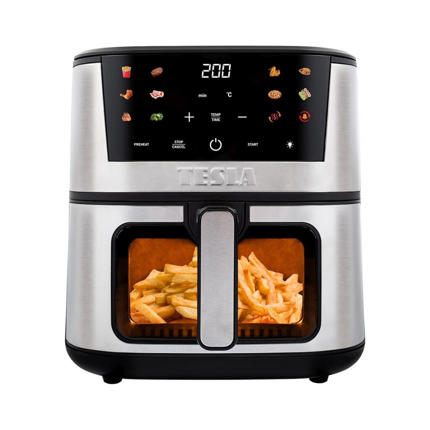 TESLA Electronics AirCook - Multifunctionele digitale air fryer 7 l 1600W/230V