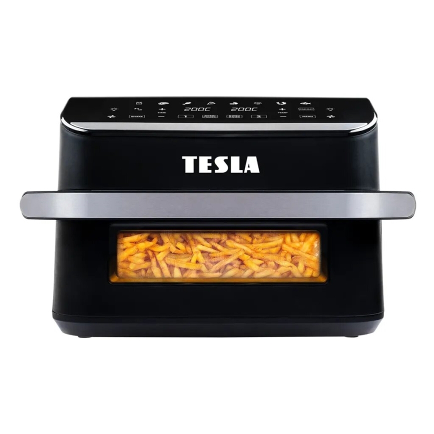 TESLA Electronics AirCook - Multifunctionele dubbele digitale air fryer 10 l 2400W/230V