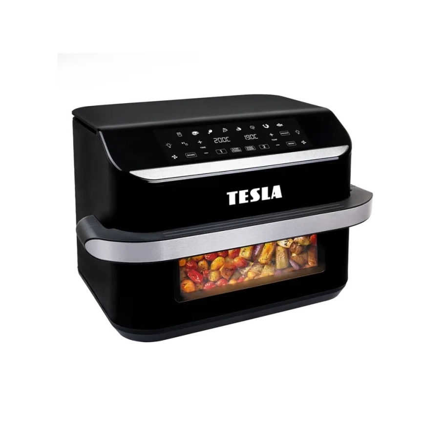 TESLA Electronics AirCook - Multifunctionele dubbele digitale air fryer 10 l 2400W/230V
