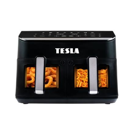 TESLA Electronics AirCook - Multifunctionele dubbele digitale air fryer 9 l 2400W/230V