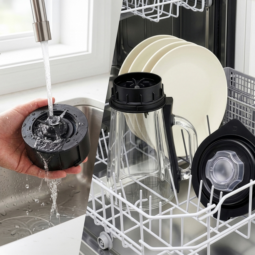 TESLA Electronics CrunchX - Tafelblender 1500W/230V zwart