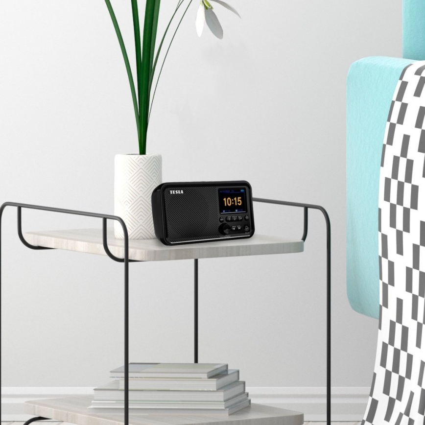 TESLA Electronics - DAB+ FM radio 5W/4000 mAh zwart