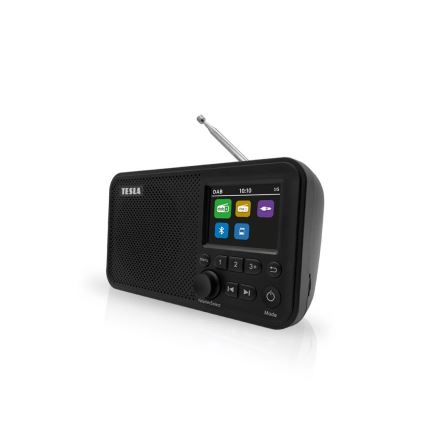 TESLA Electronics - DAB+ FM radio 5W/4000 mAh zwart