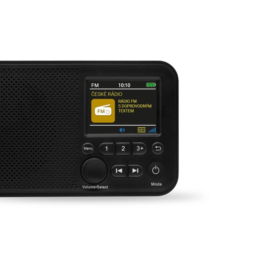 TESLA Electronics - DAB+ FM radio 5W/4000 mAh zwart