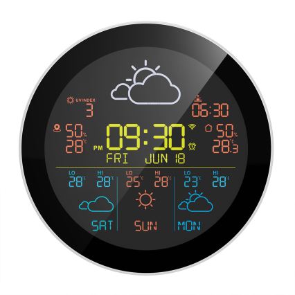 TESLA Electronics Device - Slimme weerstation met sensor, 400 mAh, Wi‑Fi (Tuya), IP44
