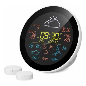 TESLA Electronics Device - Slimme weerstation met sensor, 400 mAh, Wi‑Fi (Tuya), IP44