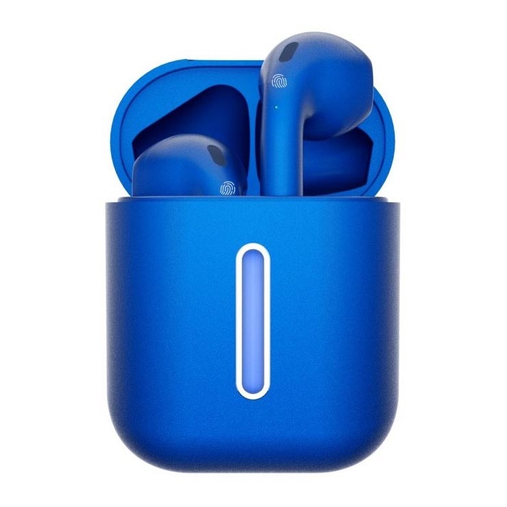 TESLA Electronics - Draadloze hoofdtelefoons IPX4 blauw