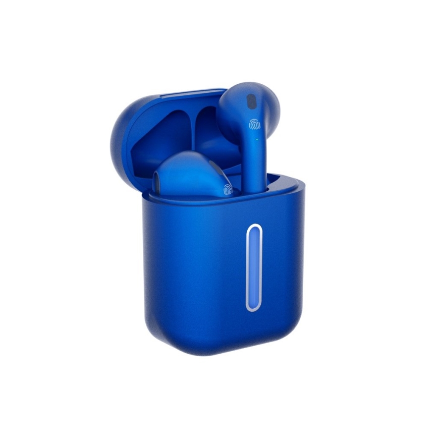 TESLA Electronics - Draadloze hoofdtelefoons IPX4 blauw