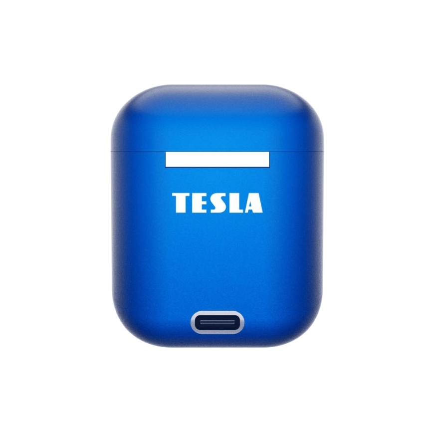 TESLA Electronics - Draadloze hoofdtelefoons IPX4 blauw
