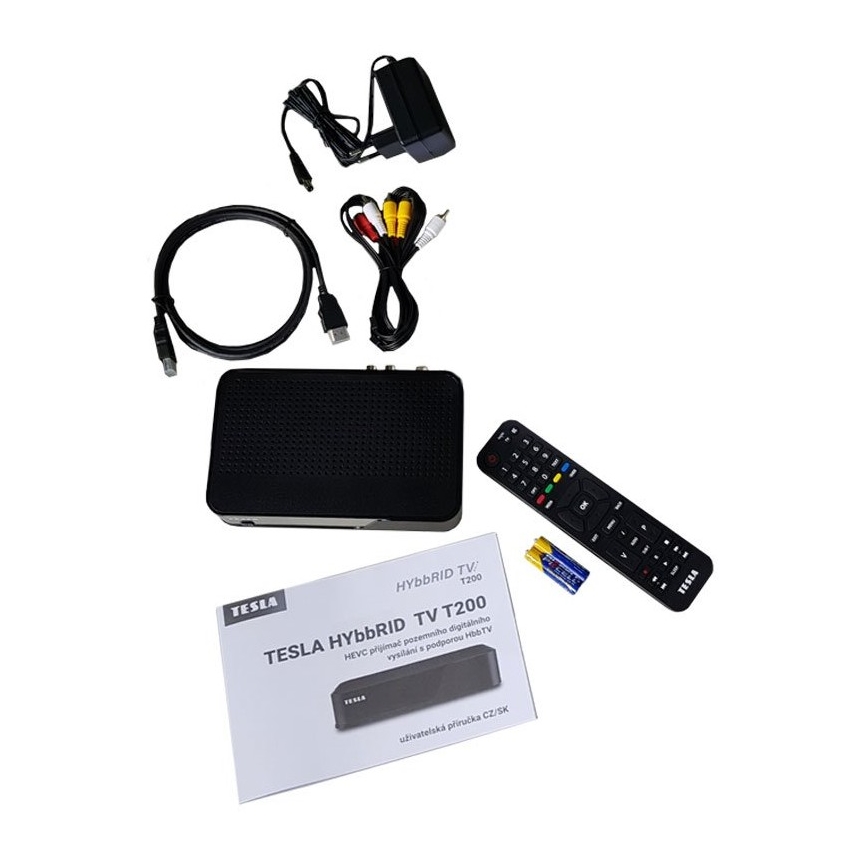 TESLA Electronics - DVB-T2 H.265 (HEVC) ontvanger 12V + afstandsbediening
