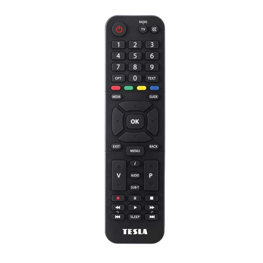 TESLA Electronics - DVB-T2 H.265 (HEVC) ontvanger met HbbTV 12V + afstandsbediening