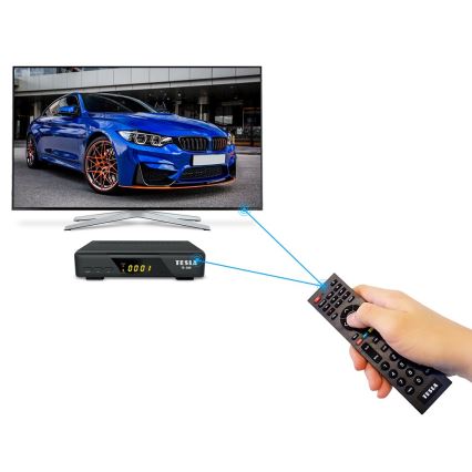 TESLA Electronics - DVB-T2 H.265 (HEVC) receiver, HDMI-CEC + afstandsbediening