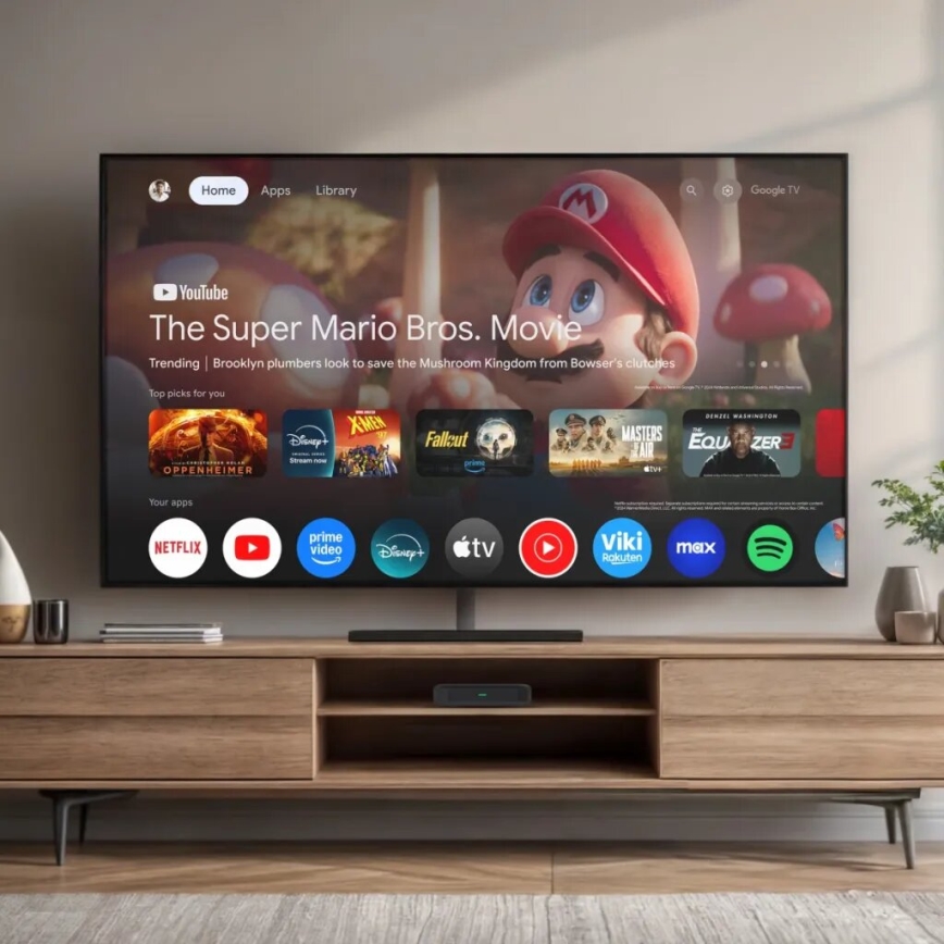 TESLA Electronics MediaBox - UHD multimediaal speler Wi-Fi + afstandsbediening