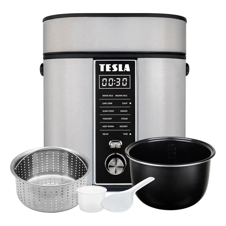 TESLA Electronics MultiCook - Multifunctioneel rijstkoker 2,1 l 400W/230V