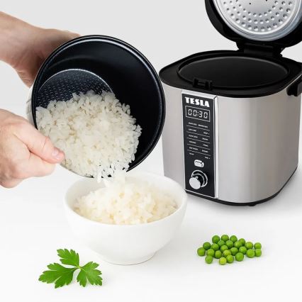 TESLA Electronics MultiCook - Multifunctioneel rijstkoker 2,1 l 400W/230V
