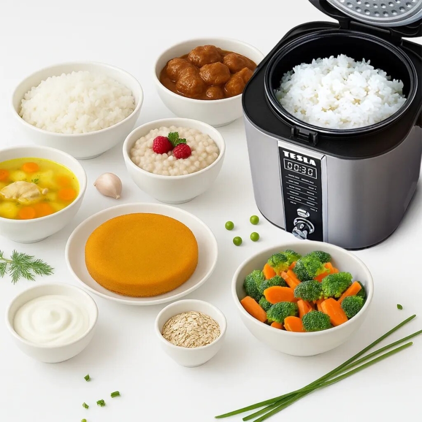 TESLA Electronics MultiCook - Multifunctionele rijstkoker 2,1 l 400W/230V