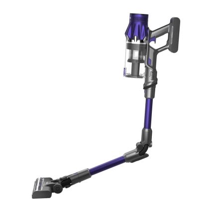 TESLA Electronics PureStar - Flexibele draadloze steelstofzuiger 2-in-1 250W/2200 mAh grijs/paars