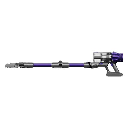 TESLA Electronics PureStar - Flexibele draadloze steelstofzuiger 2-in-1 250W/2200 mAh grijs/paars
