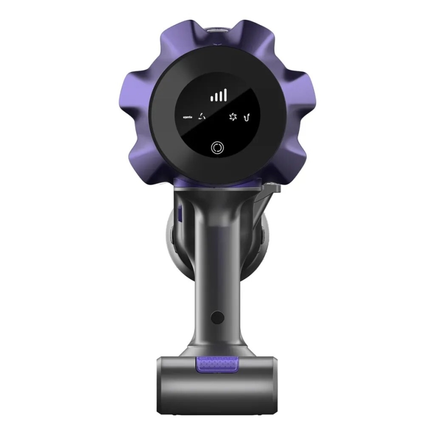 TESLA Electronics PureStar - Flexibele draadloze steelstofzuiger 2-in-1 250W/2200 mAh grijs/paars