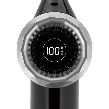 TESLA Electronics PureStar - Flexibele snoerloze steelstofzuiger 2in1 150W/2200 mAh zwart