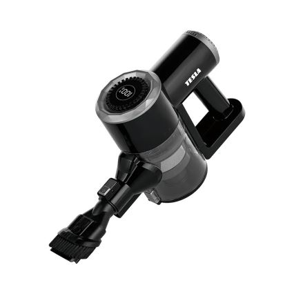 TESLA Electronics PureStar - Flexibele snoerloze steelstofzuiger 2in1 150W/2200 mAh zwart