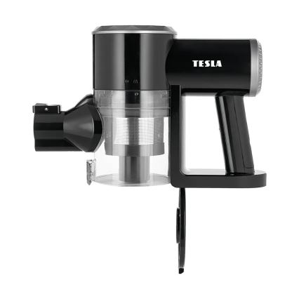 TESLA Electronics PureStar - Flexibele snoerloze steelstofzuiger 2in1 150W/2200 mAh zwart