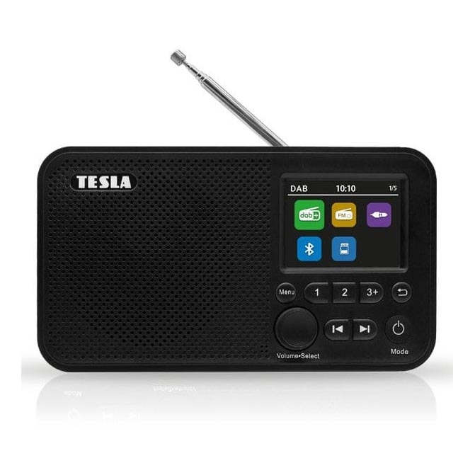 TESLA Electronics - Radio DAB+ FM 5W/1800 mAh zwart