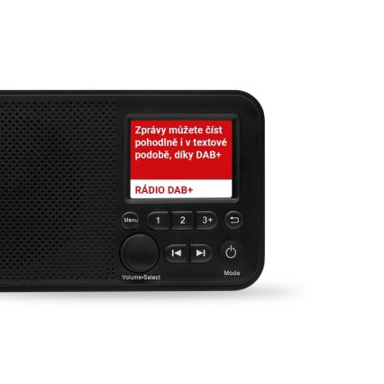 TESLA Electronics - Radio DAB+ FM 5W/1800 mAh zwart